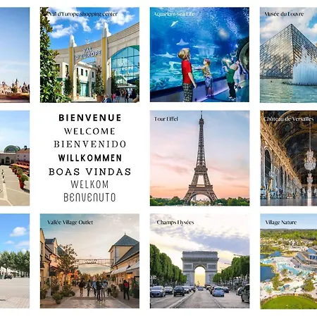 Cristal5 - Disneyland Pour 6pers - Parking Et Wifi Apartmán Serris